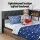 Artiss King Single Metal Bed Frame with 2 Drawers, Charging Station, LED Lights and Storage Headboard in Oak