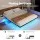 Artiss Double Bed Frame with LED Lights, Sturdy Metal Base, Silent Design, 300KG Capacity, Tool-Free Assembly