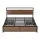 Artiss Metal Bed Frame King Size with 4 Storage Drawers, LED Headboard, Charging Station & Noise-Free Support