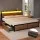 Artiss Metal Bed Frame King Size with 4 Storage Drawers, LED Headboard, Charging Station & Noise-Free Support