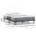 Artiss Queen Size Metal Bed Frame, Powder-Coated Steel, Black, 203x153cm, Stylish Design with Storage Space