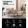 Artiss Double Bed Frame, Metal, Black, 192x139x37cm - Tino, Rust-Resistant, Heavy Duty, Easy Assembly, Ample Storage