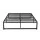 Artiss Queen Size Metal Bed Frame, Black Steel, 205x155x37cm - Minimalist Design, Rust-Resistant, Storage Space