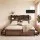 Artiss Queen Metal Bed Frame with Charging Station, 4 Drawers, Headboard Storage and 300kg Load Oak