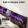 Artiss GRID Queen Metal Bed Frame with Storage Shelf Headboard LED Lights Type C USB AC Ports 300kg Capacity