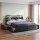 Artiss Queen Metal Bed Frame with 4 Drawers, Open Shelves and Hidden Storage Headboard in Black 300kg