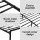 Artiss Queen Metal Bed Frame with App LED Lighting and Integrated Charging Station LAN USB Type C, Black
