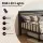 Artiss Double Metal Trundle Daybed TURN with LED Lights Padded Headboard and Integrated Charging Station