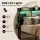Artiss ZAC King Bed Frame with Charging Station LED Lights Two Rolling Drawers Industrial Design MDF Headboard