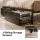 Artiss ZAC King Bed Frame with Charging Station LED Lights Two Rolling Drawers Industrial Design MDF Headboard