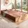 Artiss Folding Kraft Paper Bed Frame with Folding Mattress and Pillow 200x120cm 300kg Capacity Single Sofa