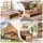 Artiss Folding Kraft Paper Bed Frame with Folding Mattress and Pillow 200x120cm 300kg Capacity Single Sofa