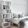 Artiss King Single Bed Frame & S-Shape Shelf Set - Pine Wood, White Finish, Eco-Friendly, Spacious Storage, 216x118x94cm
