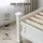 Artiss King Single Bed Frame & S-Shape Shelf Set - Pine Wood, White Finish, Eco-Friendly, Spacious Storage, 216x118x94cm