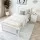 Artiss Rio King Single Bed Frame & Pepe Bedside Table Set - Pine Wood Frame, 2-Drawer Storage, Modern White Finish