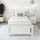 Artiss Rio King Single Bed Frame & Pepe Bedside Table Set - Pine Wood Frame, 2-Drawer Storage, Modern White Finish