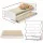 Artiss King Single Pine Wood Trundle Bed & White S-Shape 6-Tier Display Shelf Set - Space-Saving Style & Functionality