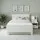 Artiss King Single Trundle Bed Frame & Bedside Table Set - Solid Pine Wood, White Finish, Space-Saving with Storage