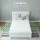 Artiss King Single Trundle Bed Frame & Bedside Table Set - Solid Pine Wood, White Finish, Space-Saving with Storage