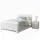 Artiss Elvis Trundle Bed & Pepe Bedside Table Set – Pine Wood Frame, King Single, Space-Saving, Modern Design, White