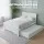 Artiss Elvis Trundle Bed & Pepe Bedside Table Set – Pine Wood Frame, King Single, Space-Saving, Modern Design, White