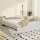Artiss Aura Double Bed Frame White, 2 Storage Drawers, USB Charging Ports, Sturdy Particleboard, 300kg Capacity