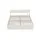 Artiss Aura Queen Bed Frame with Storage Drawers, USB Charging Ports, White Particleboard, Sturdy Plywood Slats