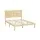 Artiss BRUNO Queen Bed Frame with Rattan Headboard, Solid Pinewood Base, Easy Assembly, Fits Australian Mattresses