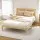 Artiss BRUNO Queen Bed Frame with Rattan Headboard, Solid Pinewood Base, Easy Assembly, Fits Australian Mattresses