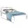 Artiss Sofie King Single Bed Frame, Pine Wood, White - Solid, Eco-Friendly, Sturdy Design with Reinforced Support