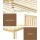 Artiss Wooden Bed Frame Single Size Oak SOFIE - Rustic Pine, 198x98cm, Sturdy, Spacious, Non-Toxic Finish