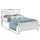 Artiss Double Size Wooden Bed Frame - Solid Pine, White, Sturdy Design with Storage Option, Fits Australian Mattress
