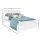 Artiss King Single Wooden Bed Frame - Solid Pine, White, Eco-Friendly, Reinforced Support, Fits Australian Mattress