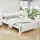 Artiss Queen Size Wooden Bed Frame – Solid Pine, White, Eco-Friendly, with Plywood Slats, Steel Fixings & Storage Space