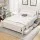 Artiss Queen Wooden Bed Frame with 2 Storage Drawers, Solid Pine, White, Fits Australian Mattress, Eco-Friendly Paint