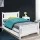 Artiss Rio Single Bed Frame with 2 Drawers, Pine Wood, White Finish, Strong Timber Slats, Eco-Friendly Paint