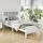 Artiss King Single Bed Frame - White Pine Wood with Storage Shelves, Sturdy Plywood Slats, Eco-Friendly Finish