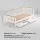 Artiss Single Bed Frame Wooden Platform with 2 Storage Drawers, Pine Wood, White, Sturdy for Kids or Adults