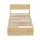 Artiss Aura King Single Bed Frame Natural with Headboard 2 Drawers USB Ports Platform Storage Base 224x111cm