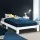 Artiss Jade King Single Bed Frame - Solid Pine Wood, White Finish, Extra Storage, Sturdy Construction, Fits AU Mattress