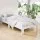 Artiss Jade King Single Bed Frame - Solid Pine Wood, White Finish, Extra Storage, Sturdy Construction, Fits AU Mattress