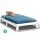 Artiss Bed Frame Single Size Pine Wood White Jade - Durable, Eco-Friendly, Extra Storage, Fits Australian Mattress