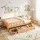 Artiss Montessori Single Bed Frame with 3 Storage Drawers, Shelf and Safety Fence for Toddlers Natural