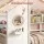 Artiss Kids Single House Bed Frame with Storage and 14-Slat Montessori Design White