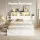 Artiss Double Bed Frame with Storage Drawers Bookcase Headboard Charging Station LED Lights 300kg White