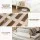 Artiss Double Bed Frame with Storage Drawers Bookcase Headboard Charging Station LED Lights 300kg White