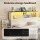 Artiss Queen Bed Frame with Storage Drawers LED Bookcase Headboard Charging Station White