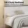 Artiss Double Wooden Bed Frame with 2 Storage Drawers, 108cm High Headboard and 300kg Support White