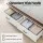 Artiss Queen Wooden Bed Frame with 2 Storage Drawers Platform Bed with 108cm Headboard 14 Slats White