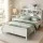 Artiss Conqueror Queen Bed Frame White Solid Pine Headboard Storage Hinged Shelf Plywood Slats Reinforced